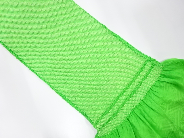 正絹　振袖用　絞り　帯揚げ